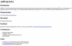 ASPUnit - Software Testing Tools Guide