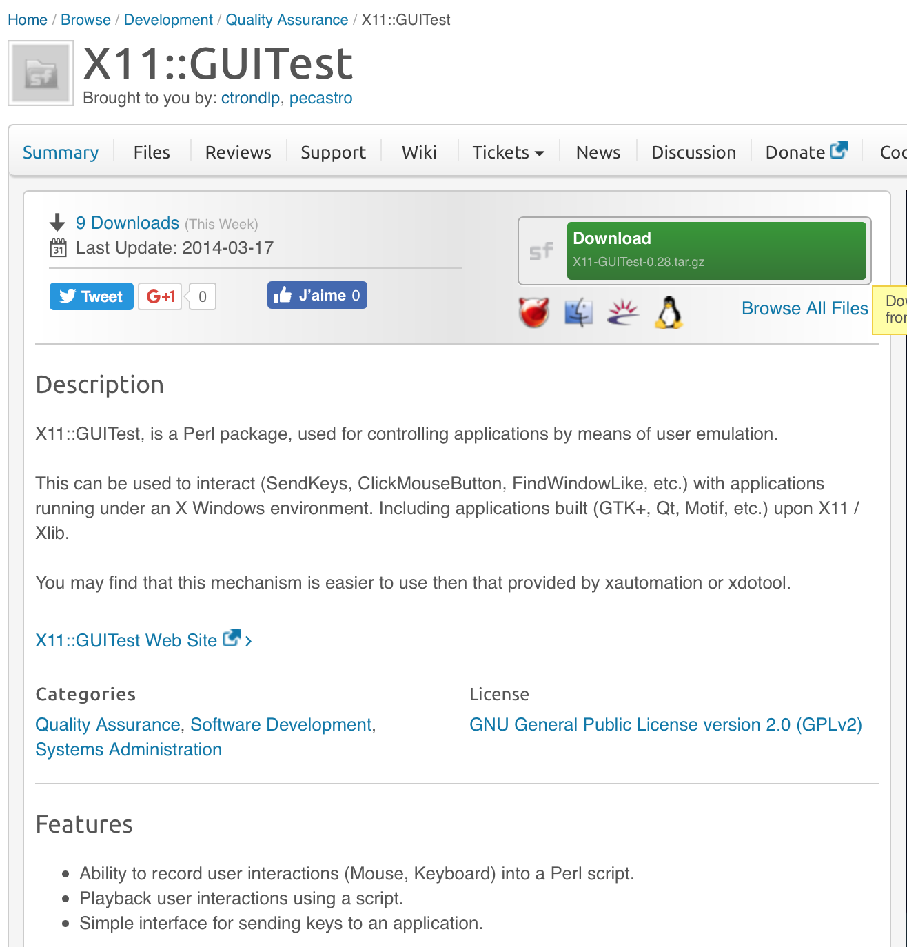 X11GUITest Software Testing Tools Guide