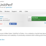 pyUnitPerf