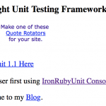 IronRubyUnit