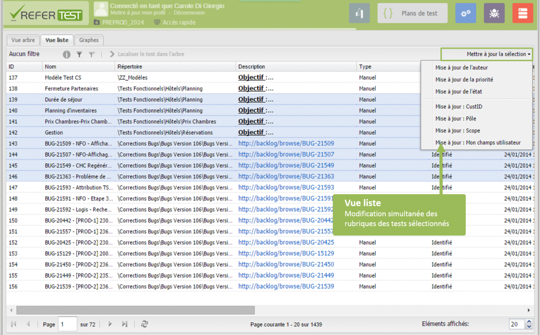 Refertest : Test management tool - Software Testing Tools Guide