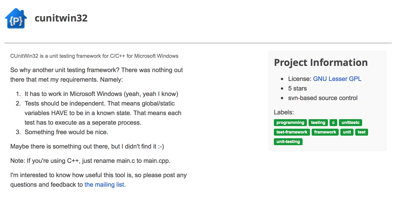 CUnitWin32 - Software Testing Tools Guide
