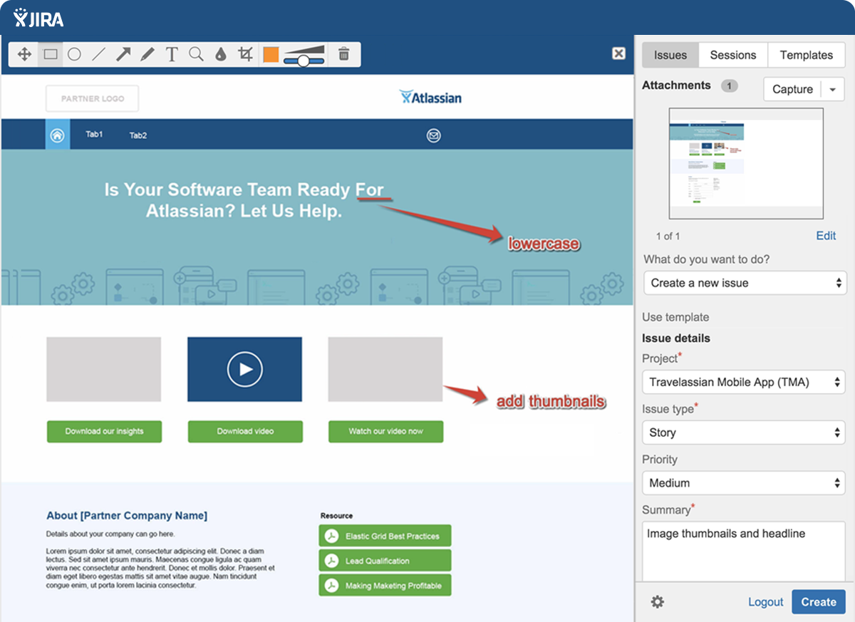 Capture for JIRA - Software Testing Tools Guide