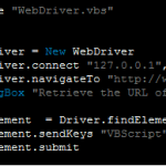 VBS WebDriver