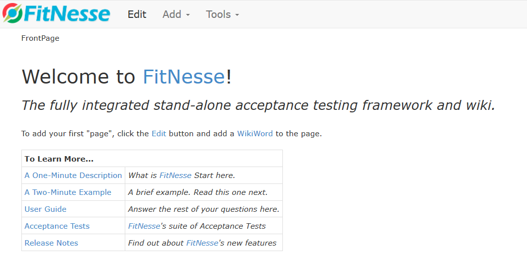 FitNesse Software Testing Tools Guide