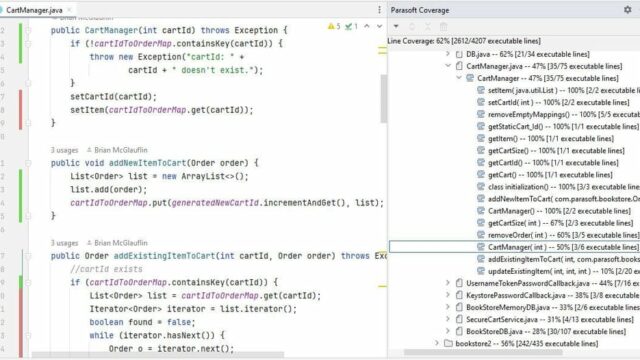 Jtest unit test coverage in IntelliJ