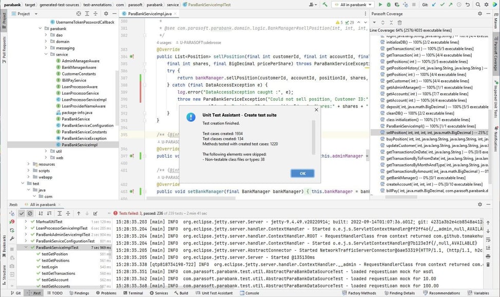 Jtest Unit Test Assistant