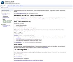 RhinoUnit - Software Testing Tools Guide