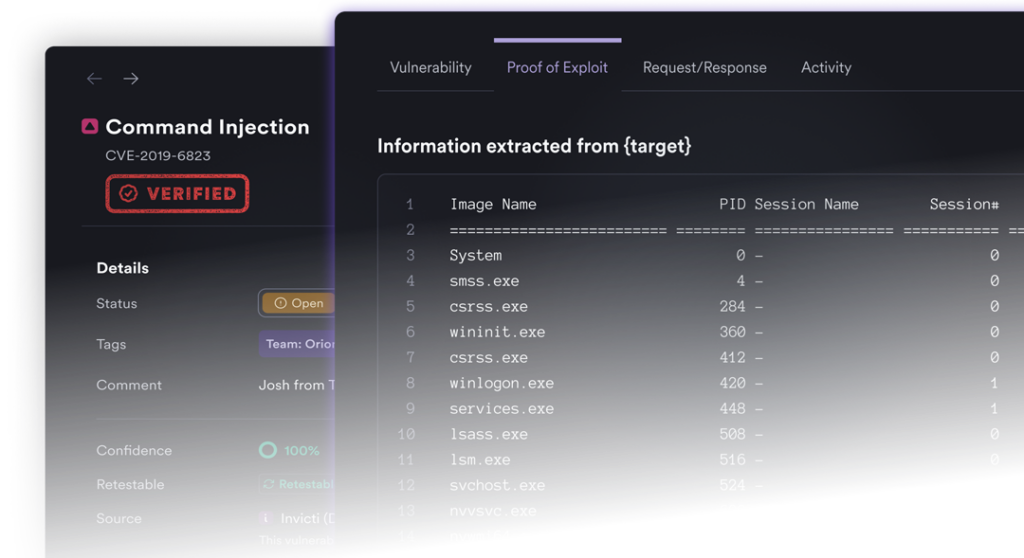 Invicti DAST vulnerability details