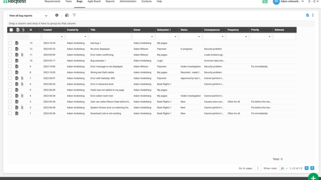 bugs_reqtest