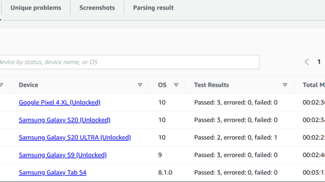 AWS Device Farm