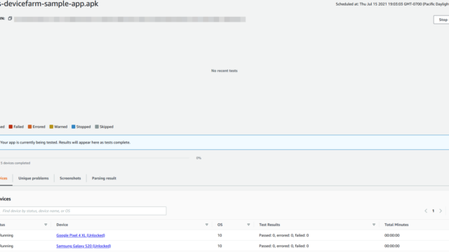 AWS Device Farm