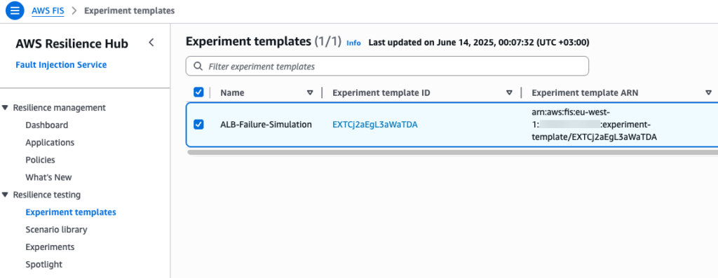 AWS Fault Injection Service