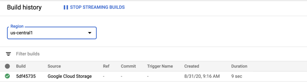 Google Cloud Build
