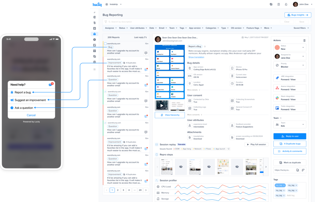 Luciq (formerly Instabug)