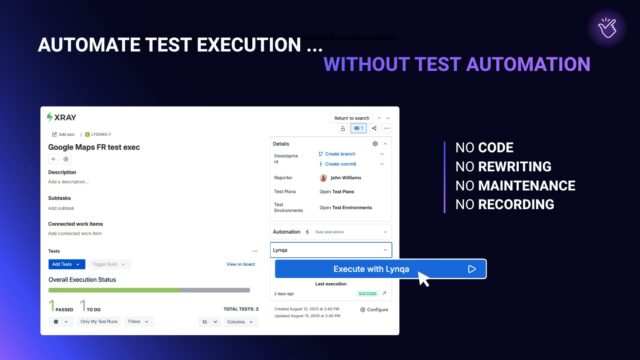 Lynqa for xray 01 xray one click execution