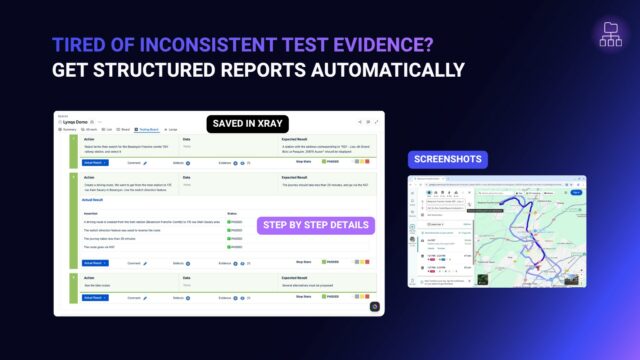 Lynqa for xray 02 step by step execution screenshots