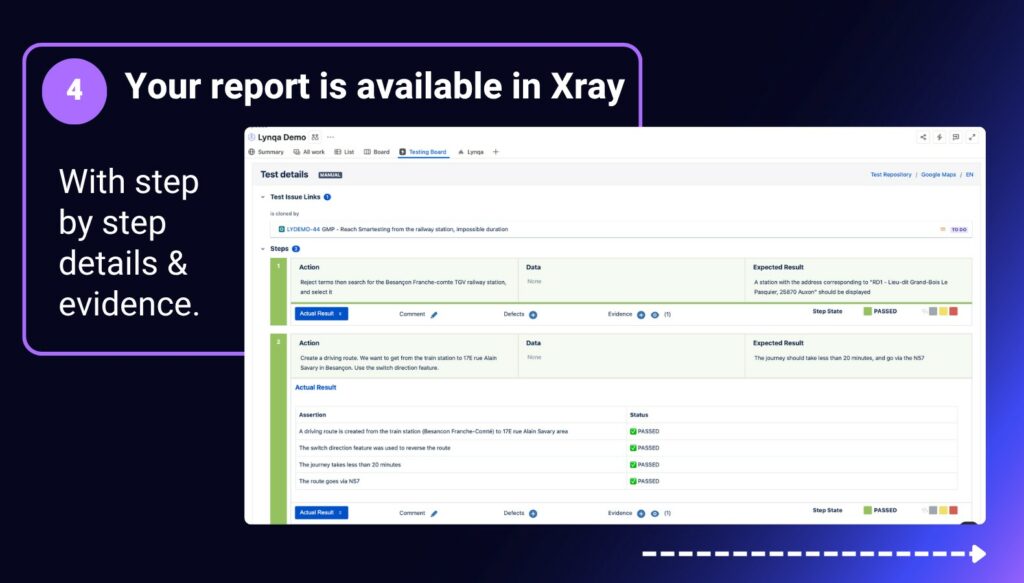 Lynqa for xray 07 report available in xray