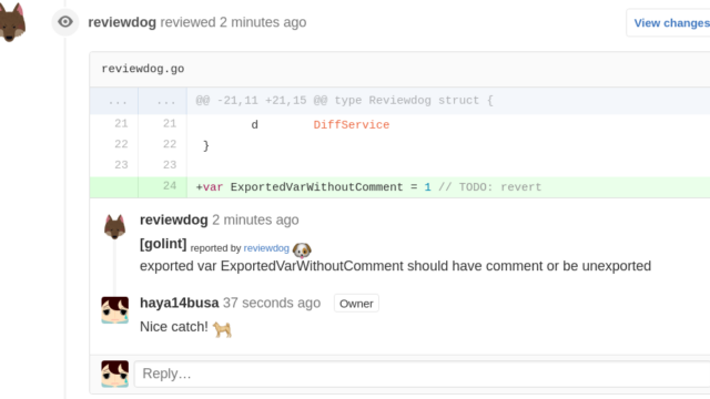 Reviewdog