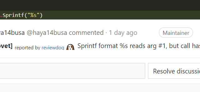 Reviewdog