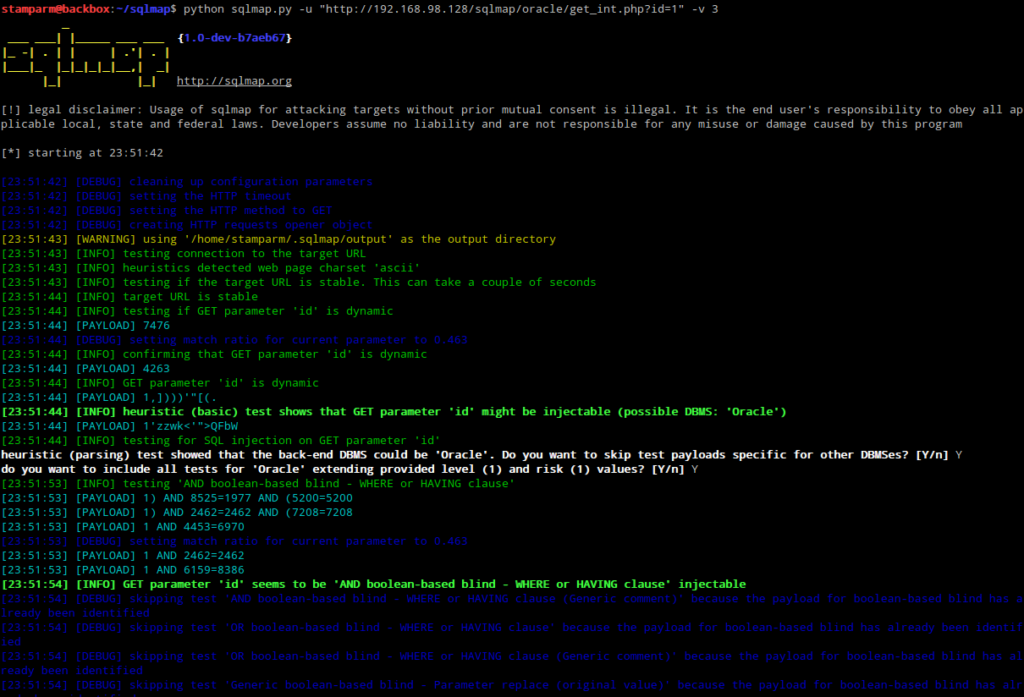 Sqlmap