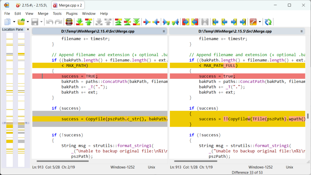 WinMerge