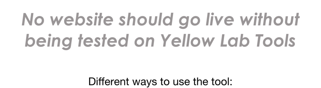 Yellow Lab Tools