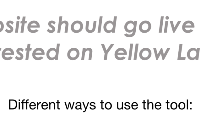 Yellow Lab Tools